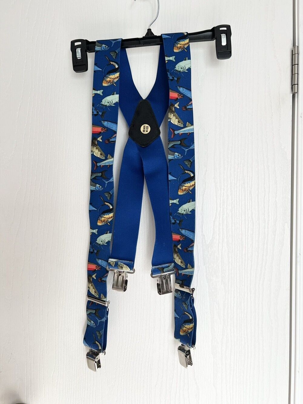 Fish Print Suspenders